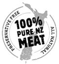 100% Pure NZ Meat Logo